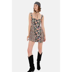 For Love & Lemons Size Small Brooks Mini Dress Multi Floral New